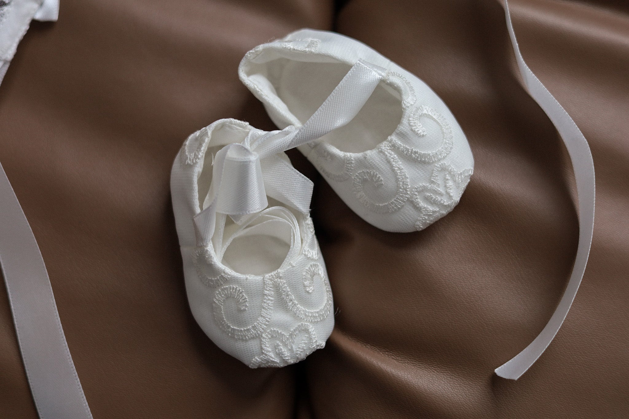 Ellie Floral Lace Christening Gown CW12