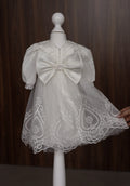 Ellie Floral Lace Christening Gown CW12